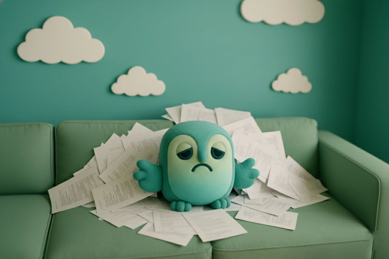 Wise de NettoWise uil heeft een probleem en is niet blij